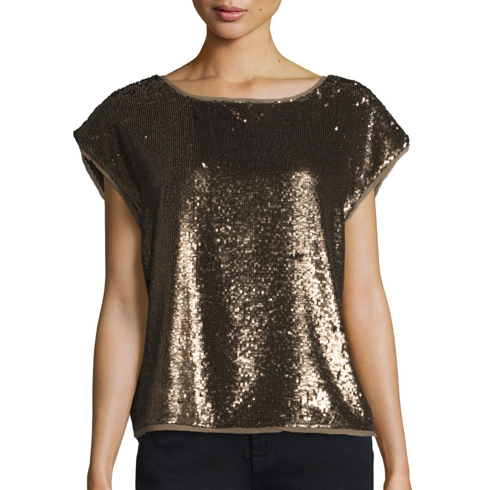 NWT Joie Marania Sequin Top